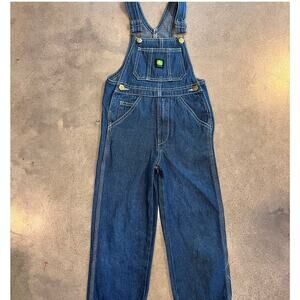 John Deere Denim Jeans overalls Bib boys 6 one piece western ranch outerwear